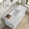 James Martin Vanities 48'' Single Vanity, Bright White w/ 3 CM White Zeus Quartz Top 424-V48-BW-3WZ - alternate 6